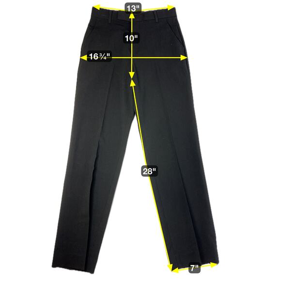 Calvin Klein Morgan Black Dress Pants Girls Size 14 Ankle Trousers Formal Career - Picture 12 of 12